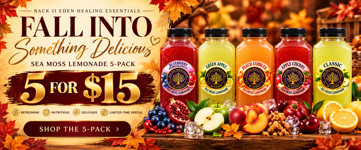 Sea Moss Lemonade 5-Pack | Fall Special