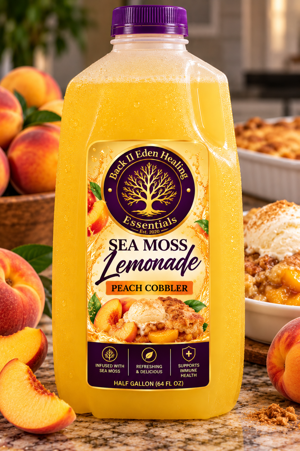Half Gallon Sea Moss Lemonade