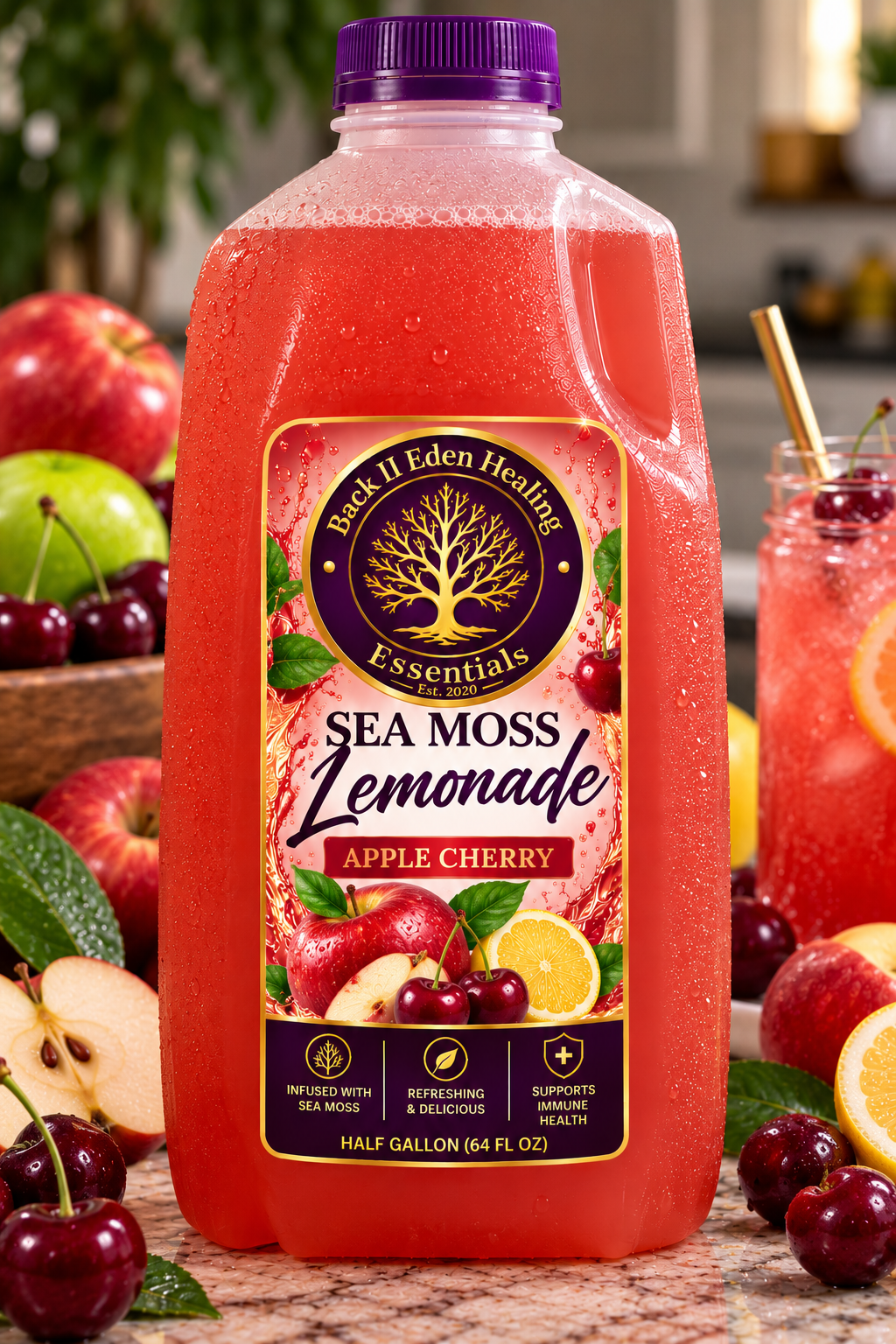 Half Gallon Sea Moss Lemonade