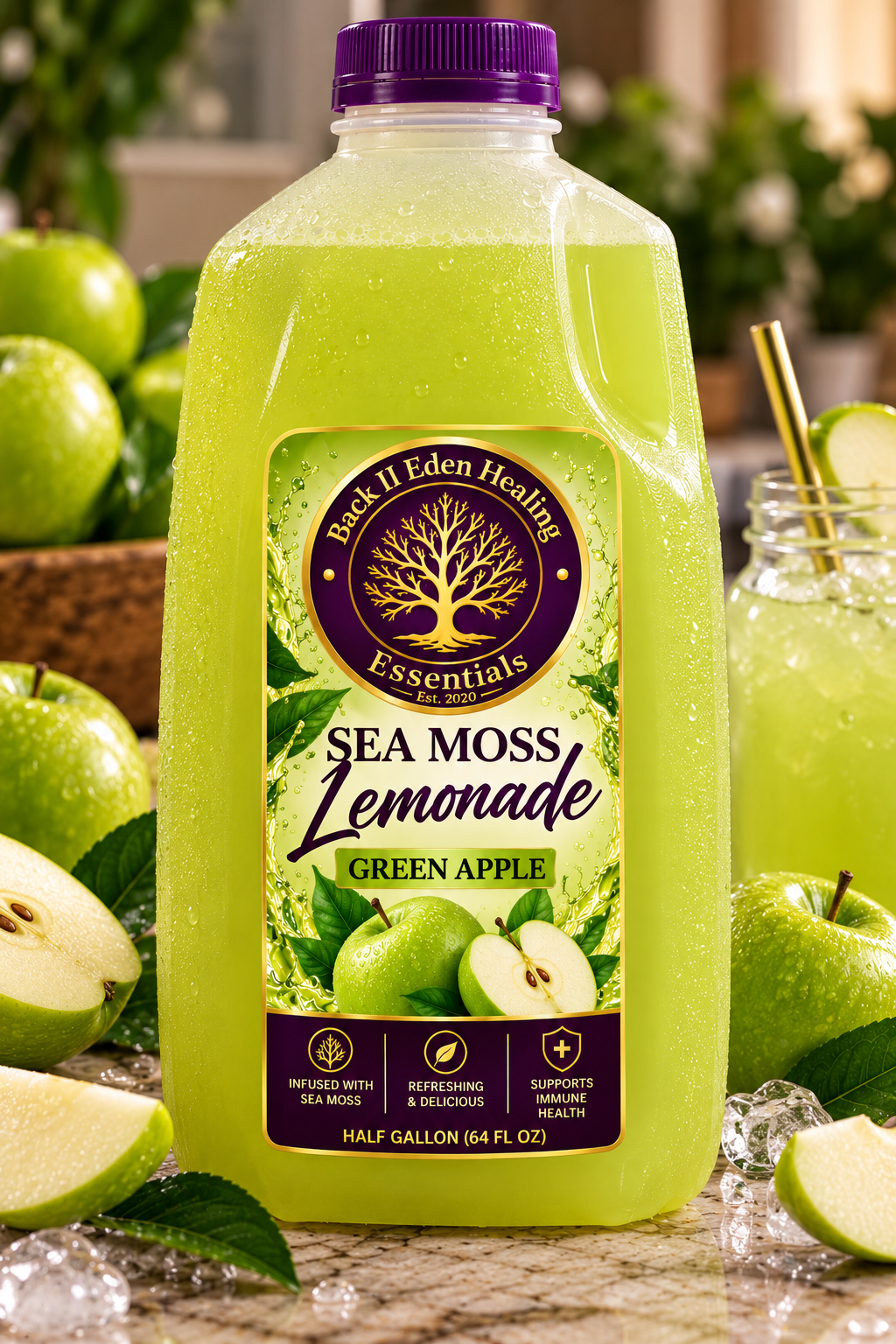 Half Gallon Sea Moss Lemonade